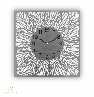 ساعت دیواری لوکس آرمورا مدل Rootwood Reflection edition