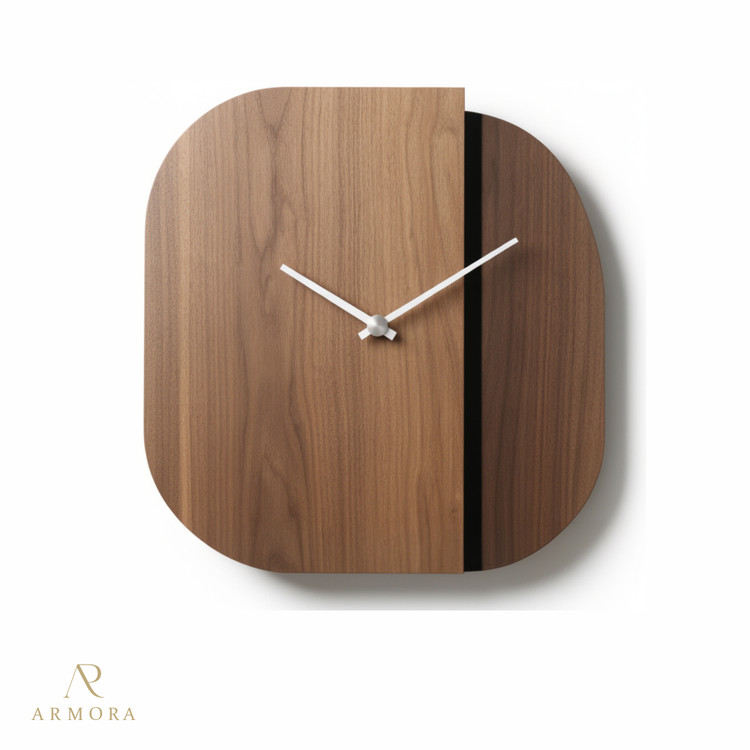 ساعت دیواری مدرن چوبی مدل Armora-013