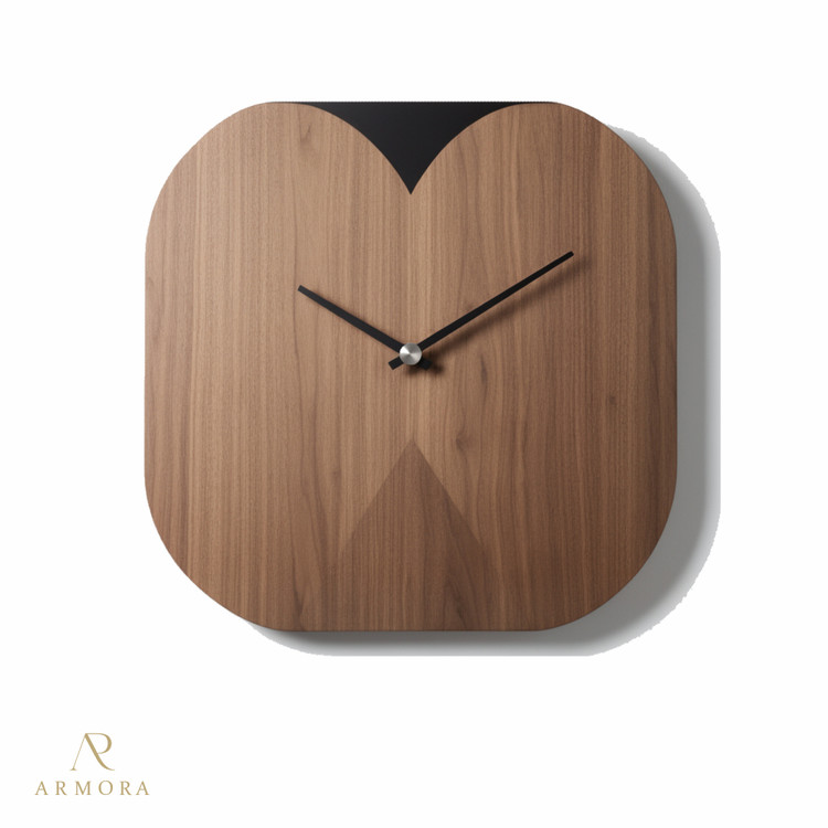 ساعت دیواری مدرن چوبی مدل Armora-016