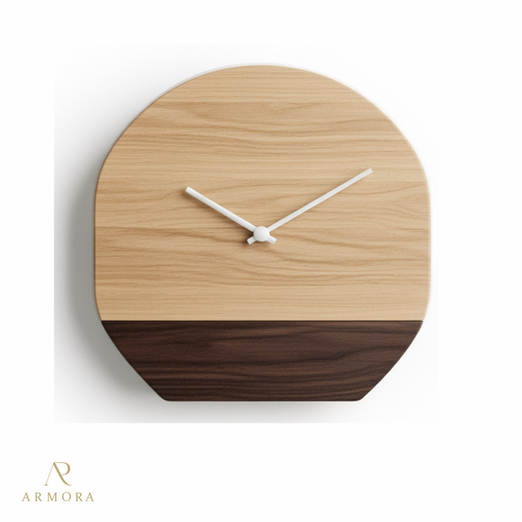 ساعت دیواری مدرن چوبی مدل Armora-021